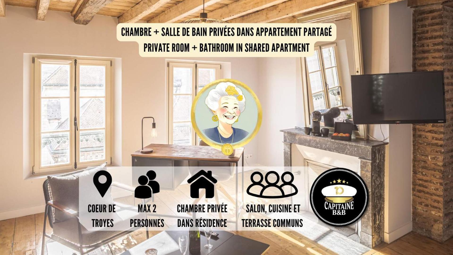 Apartment Chez Suzanne 4 - Privee Dans Maison De - Confort - Hypercentre *